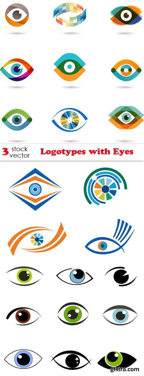 Vectors - Logotypes with Eyes