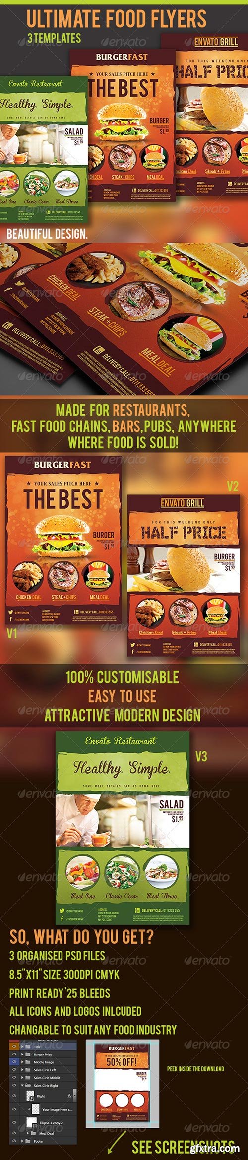 GraphicRiver - Ultimate Food Flyers 3511812