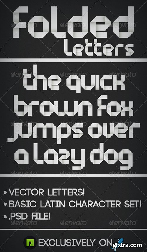 GraphicRiver - Folded Letters 4200175