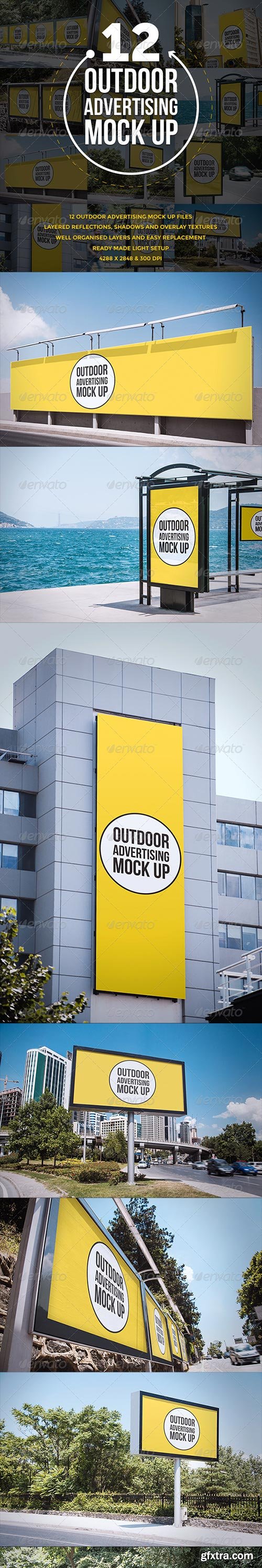 GraphicRiver - Outdoor Advertising Mock Up