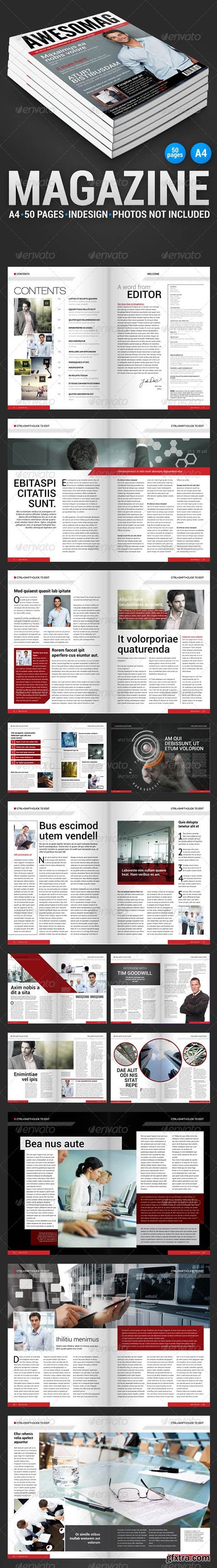GraphicRiver - AwesoMag 50 pages magazine 4299849