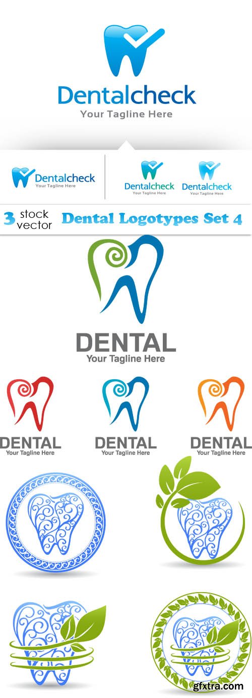 Vectors - Dental Logotypes Set 4