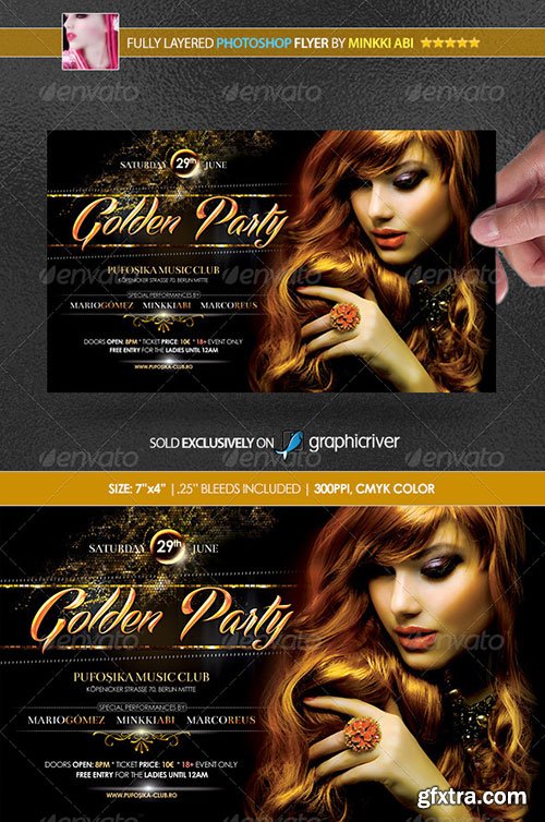 Graphicriver - Golden Party Poster/Flyer 4907912