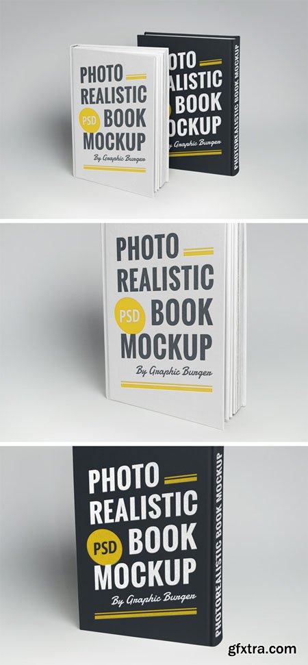 Hardcover Book PSD MockUp (Re-Up)