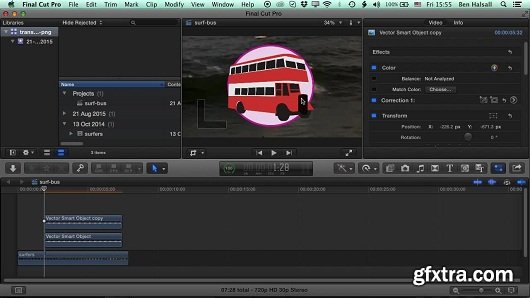 Final Cut Pro X: Layers & Animation using Video & Photoshop Files