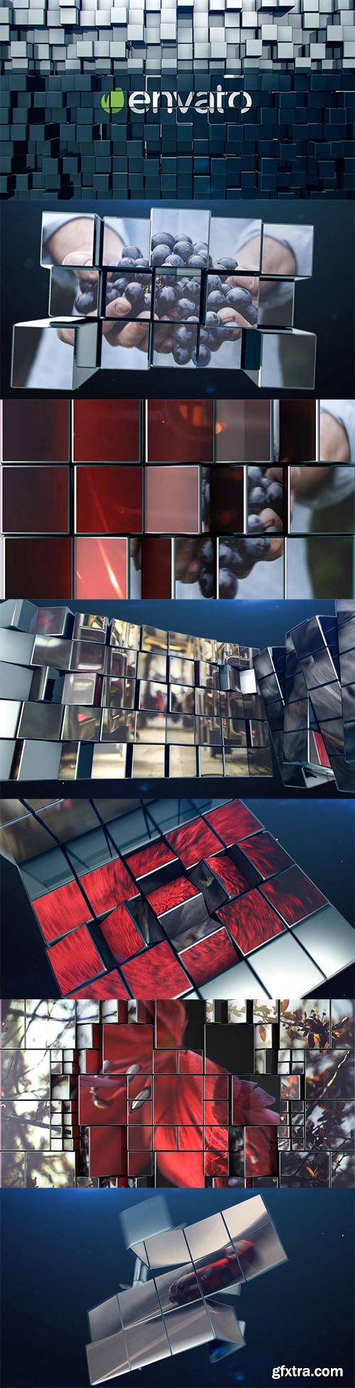 Videohive 3D Dynamic Cubes Promo 12075663