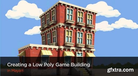 Creating a Low-poly Game Building in Maya