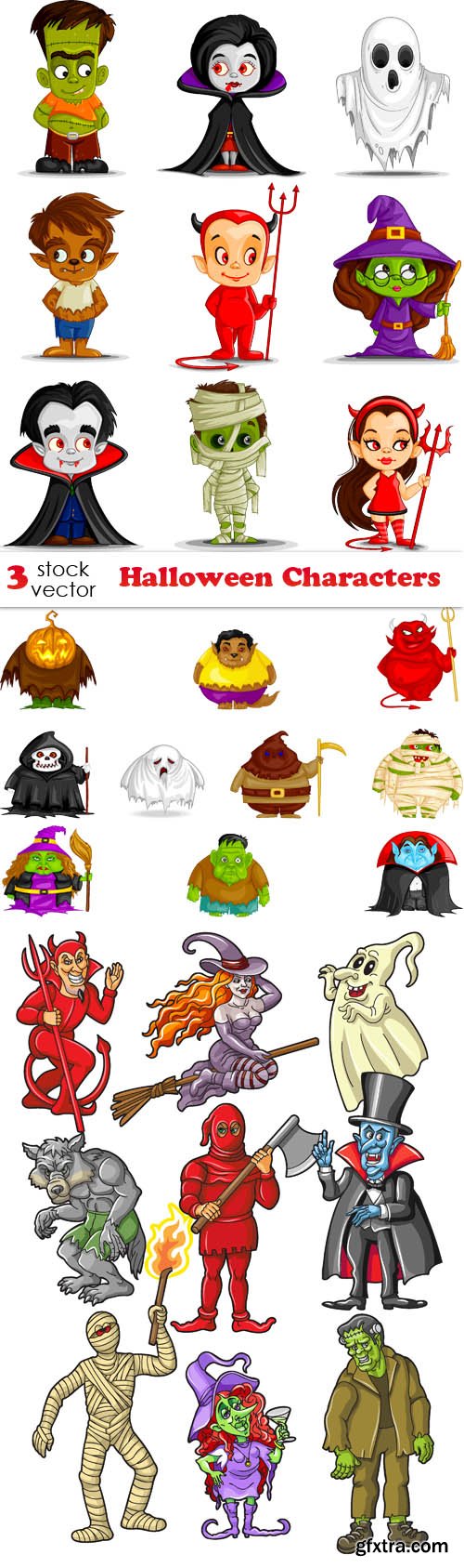 Vectors - Halloween Characters