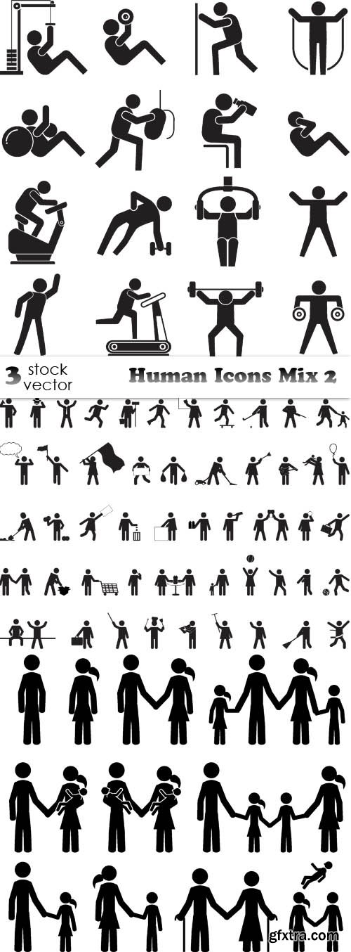 Vectors - Human Icons Mix 2