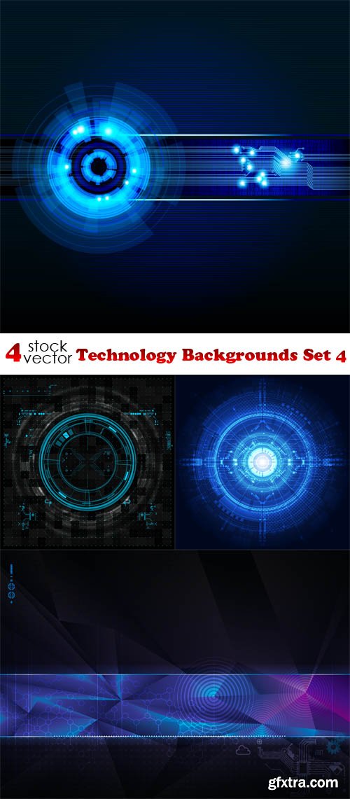 Vectors - Technology Backgrounds Set 4