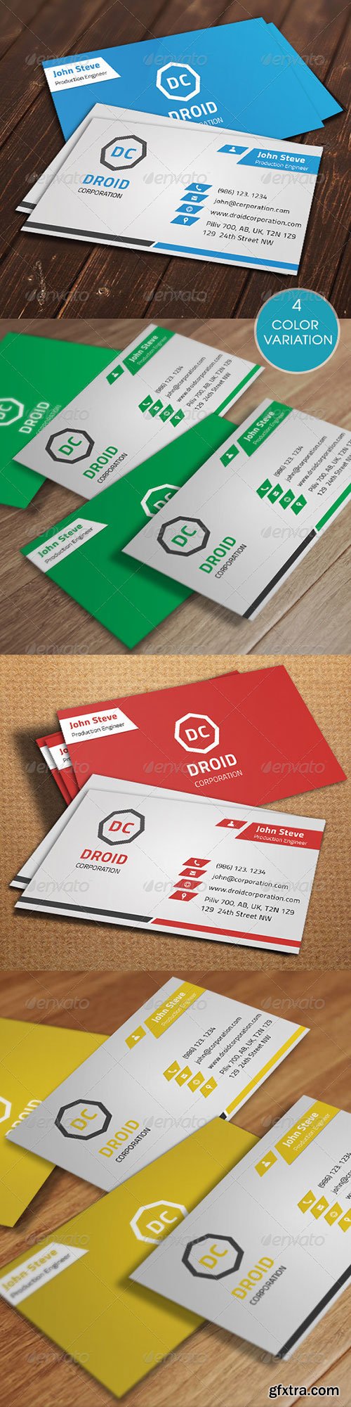 GraphicRiver - Modern Corporate Business Card v7
