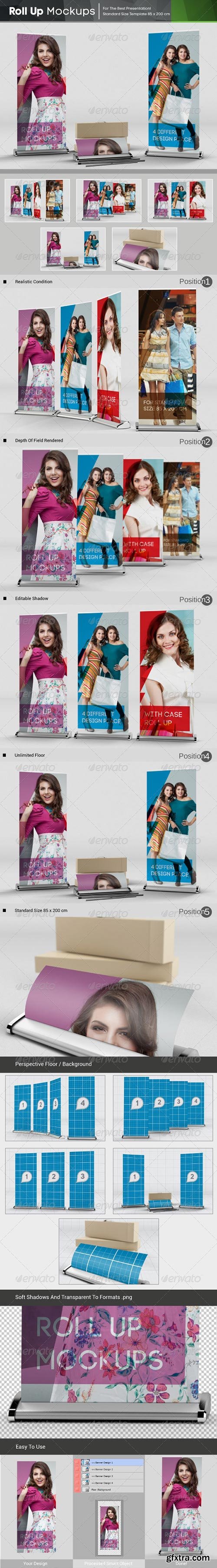 GraphicRiver - Roll Up Mockups 6081352