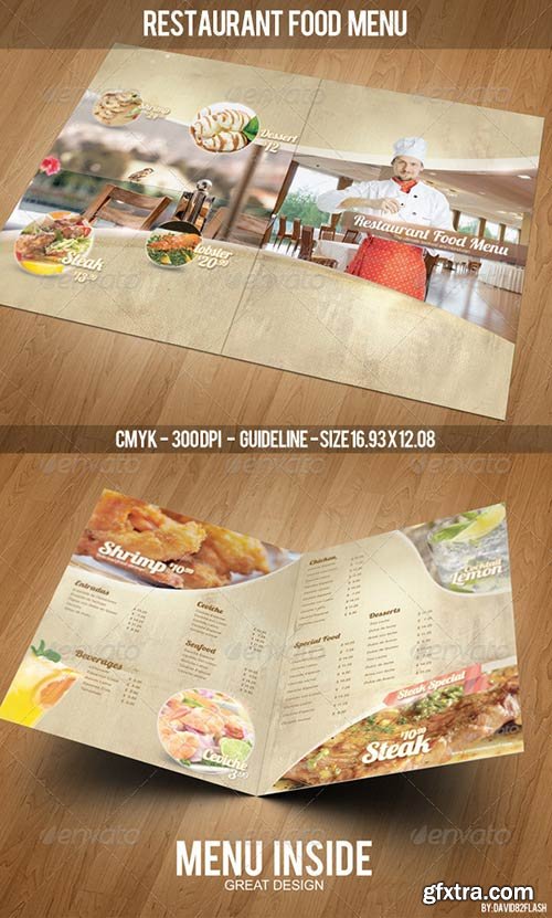 GraphicRiver - Restaurant Food Menu Template 4265318