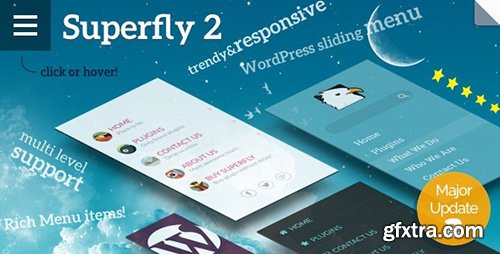 CodeCanyon - Superfly v2.1.5 - Responsive WordPress Menu Plugin - 8012790