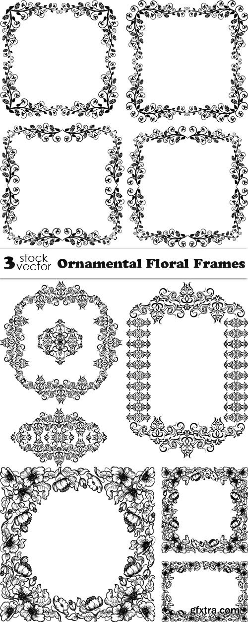 Vectors - Ornamental Floral Frames