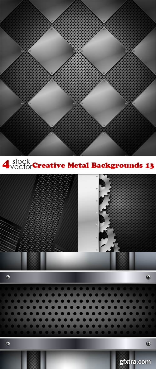 Vectors - Creative Metal Backgrounds 13