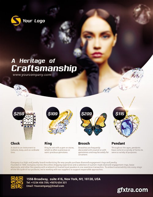 Product Flyer PSD Template + Facebook Cover