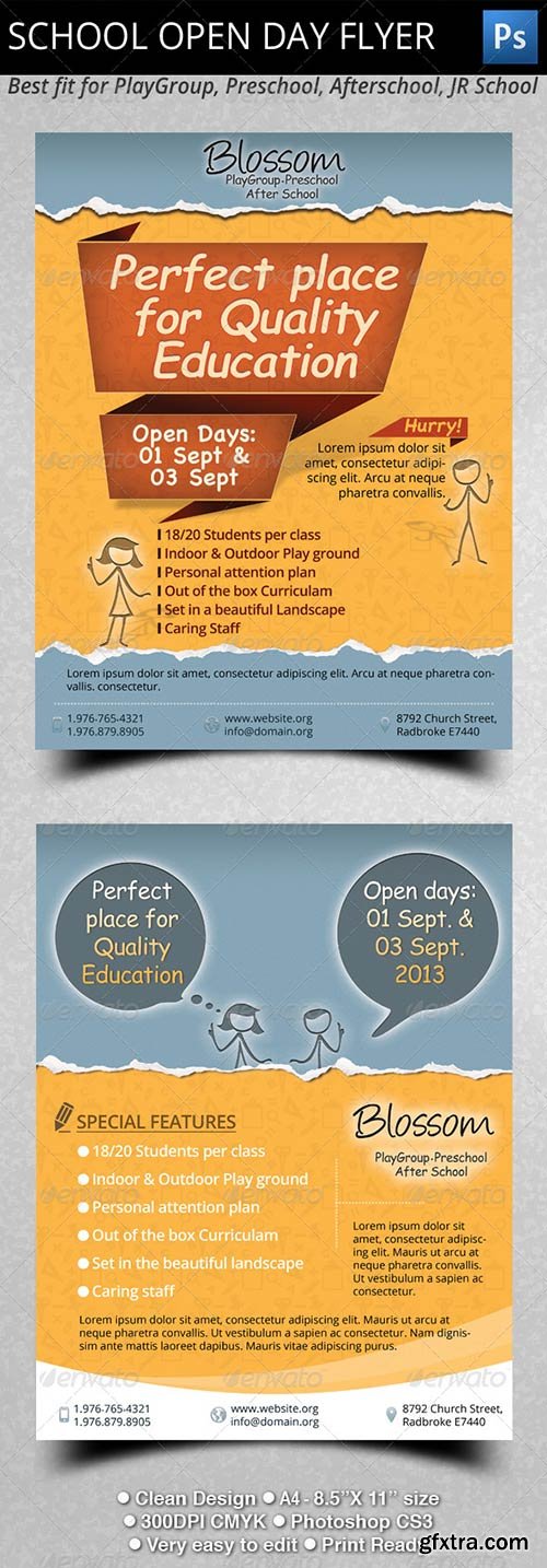 GraphicRiver - School Open Day Flyer