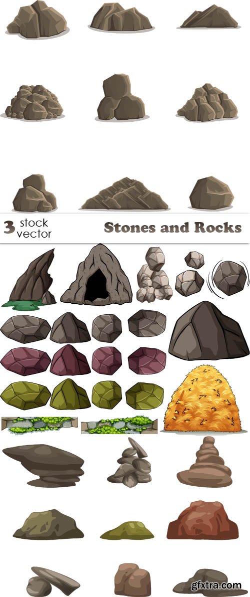 Vectors - Stones and Rocks