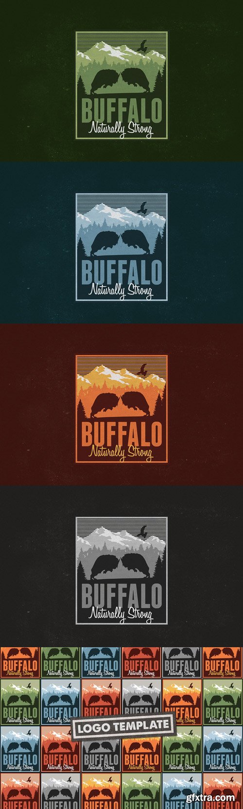 CM - Buffalo Logo Template 218174