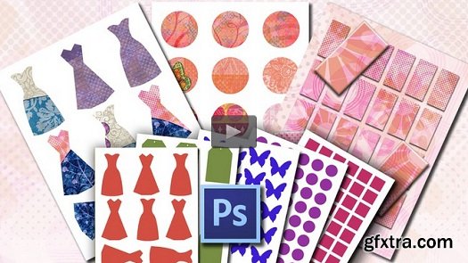 Digital Collage Sheets Quick and Easy with Photoshop Kit