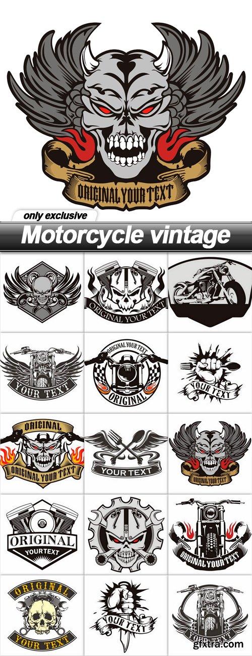 Motorcycle vintage - 15 UHQ JPEG