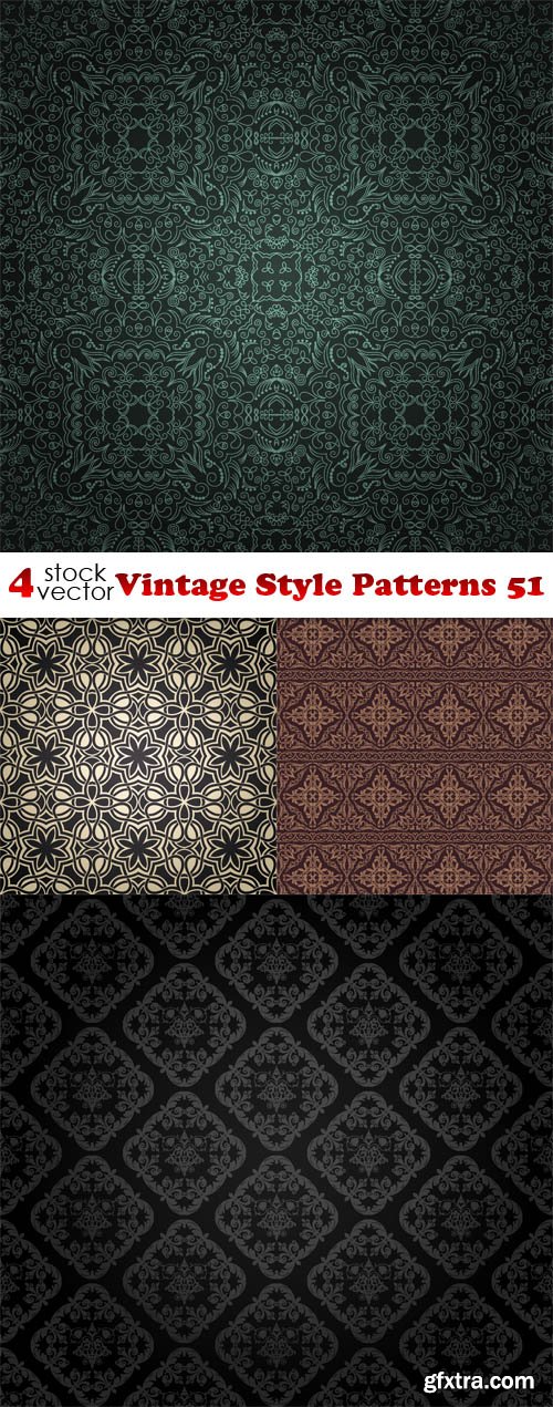Vectors - Vintage Style Patterns 51