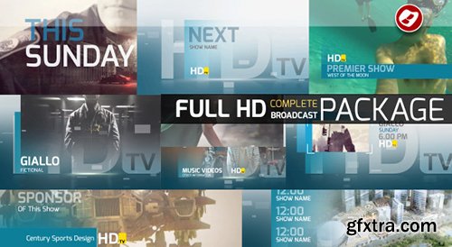 Videohive HDtv Complete Broadcast Package 10041135