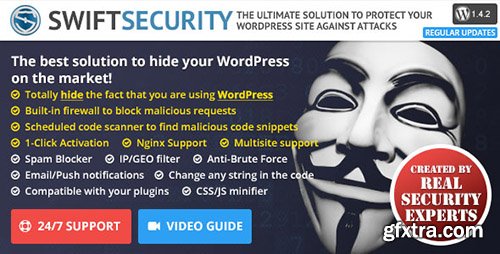 CodeCanyon - Swift Security Bundle v1.4.2.6 - Hide WordPress, Firewall, Code Scanner - 10143693