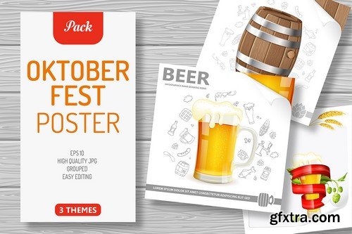 CM - Oktoberfest Posters with Beer - 361900