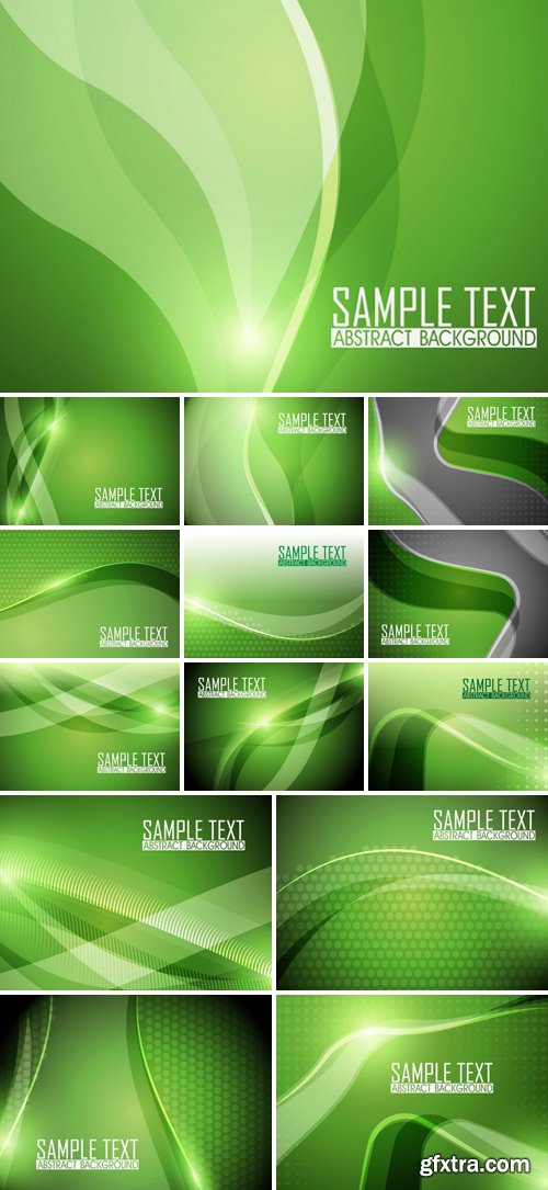 Stock Vectors - Green Abstract Background 65