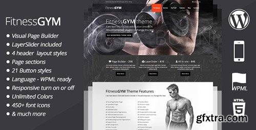 ThemeForest - FitnessGYM v2.2 - WordPress Sport/Fitness Theme - 6961701