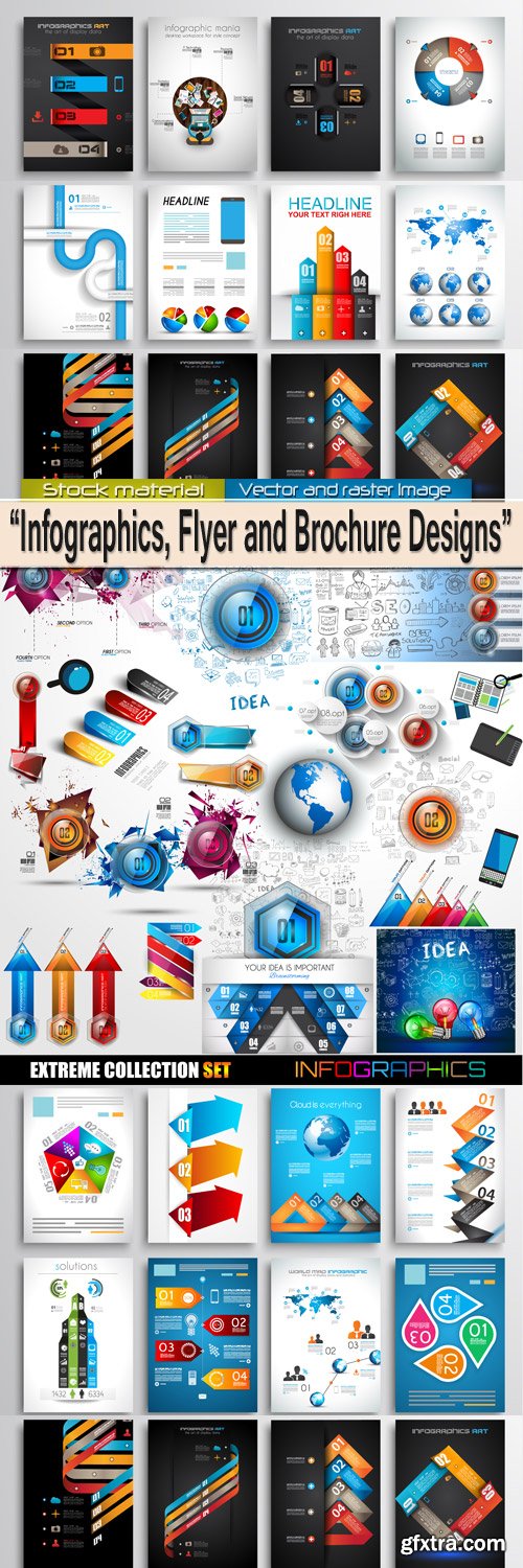 Infographics, Flyer and Brochure Designs