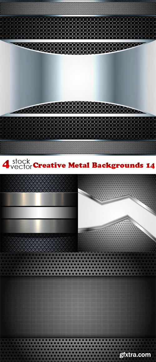 Vectors - Creative Metal Backgrounds 14