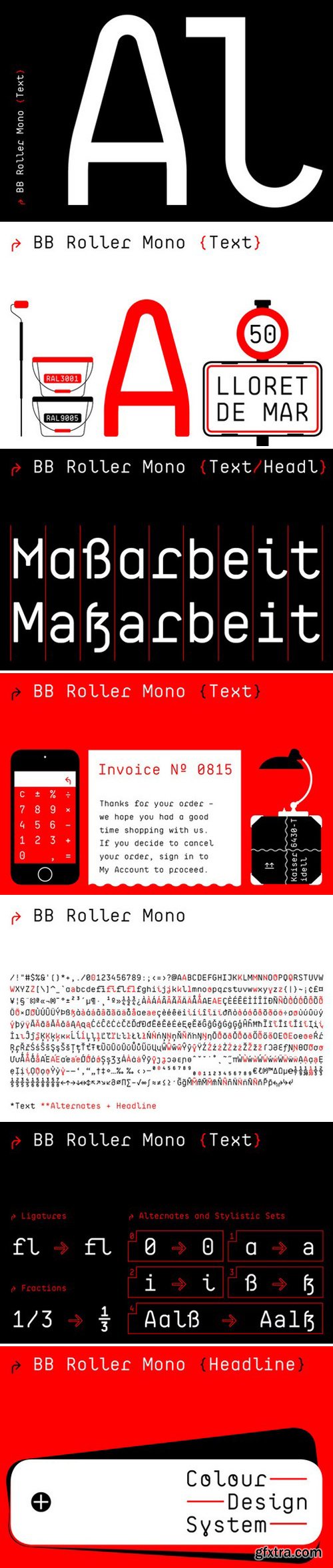 CM - BB Roller Mono Text 363993