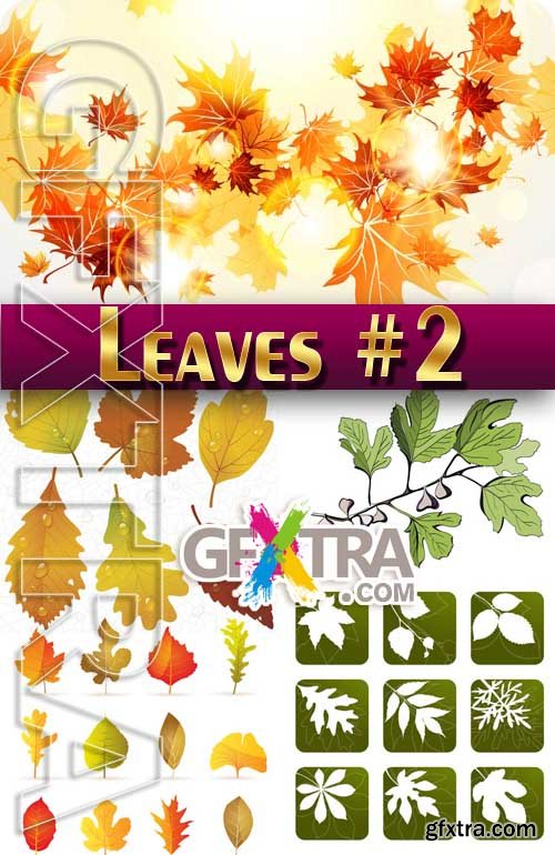 Vector leaves #1 - Stock Vector