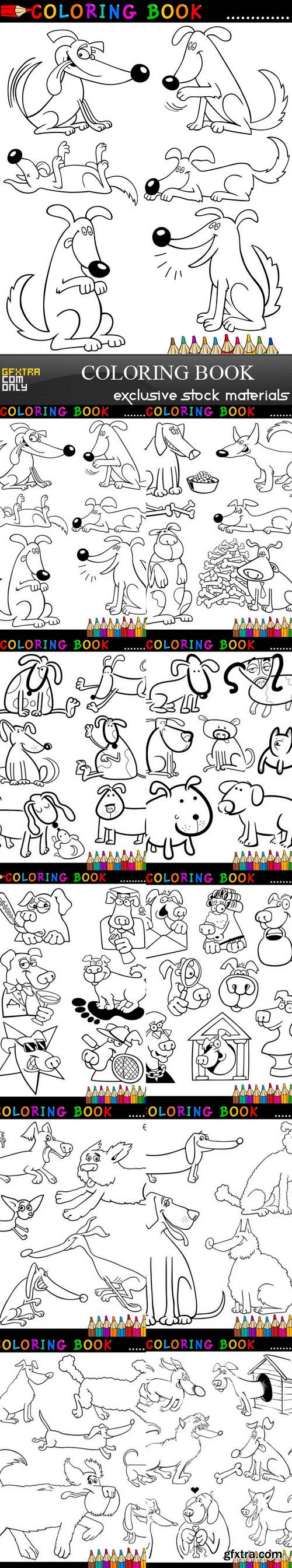 Funny Animal Coloring Book - 10xEPS