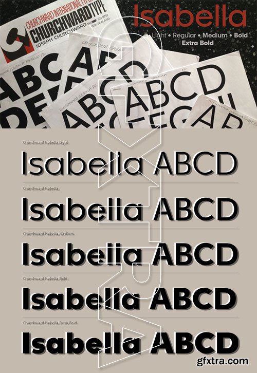 Churchward Isabella - A Straightforward, Geometric Sans Serif