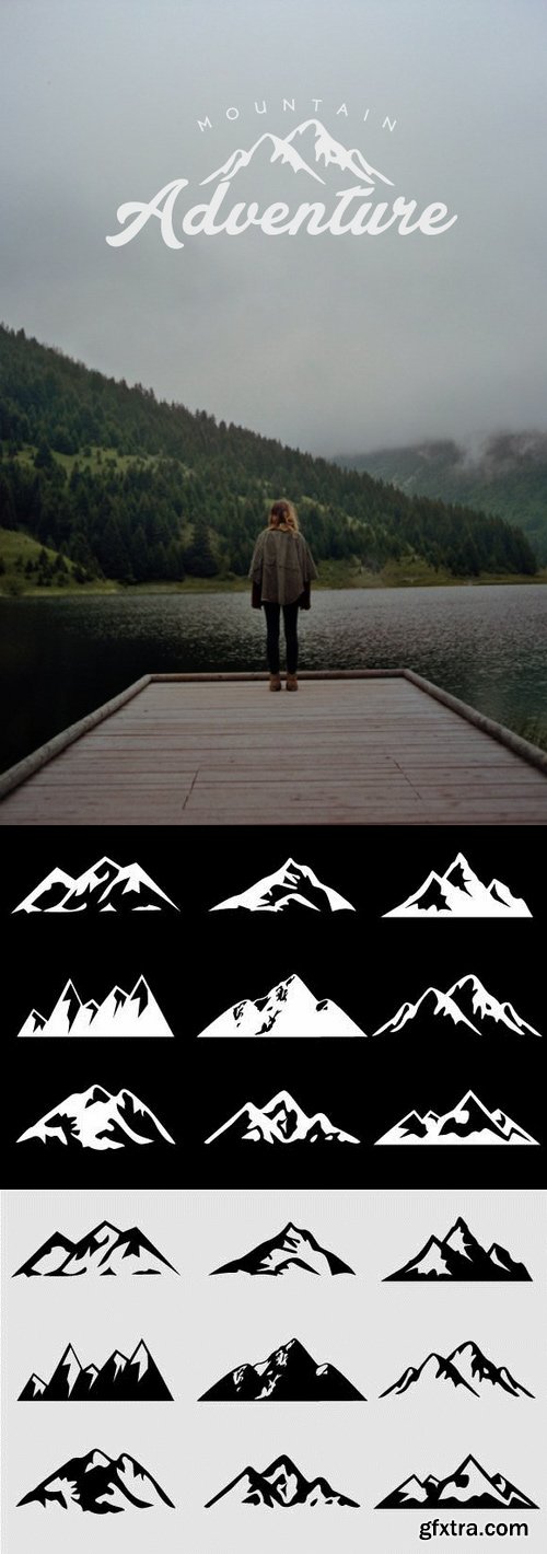 CM - Mountain Shapes For Logos Vol 4 151529