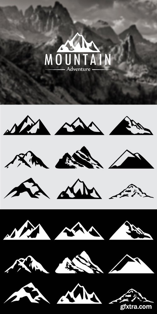 CM - Mountain Shapes For Logos Vol 5 151569