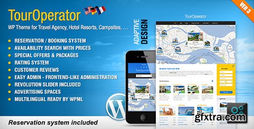 ThemeForest - Tour Operator v3.15 - WP theme with Reservation System - 5060723