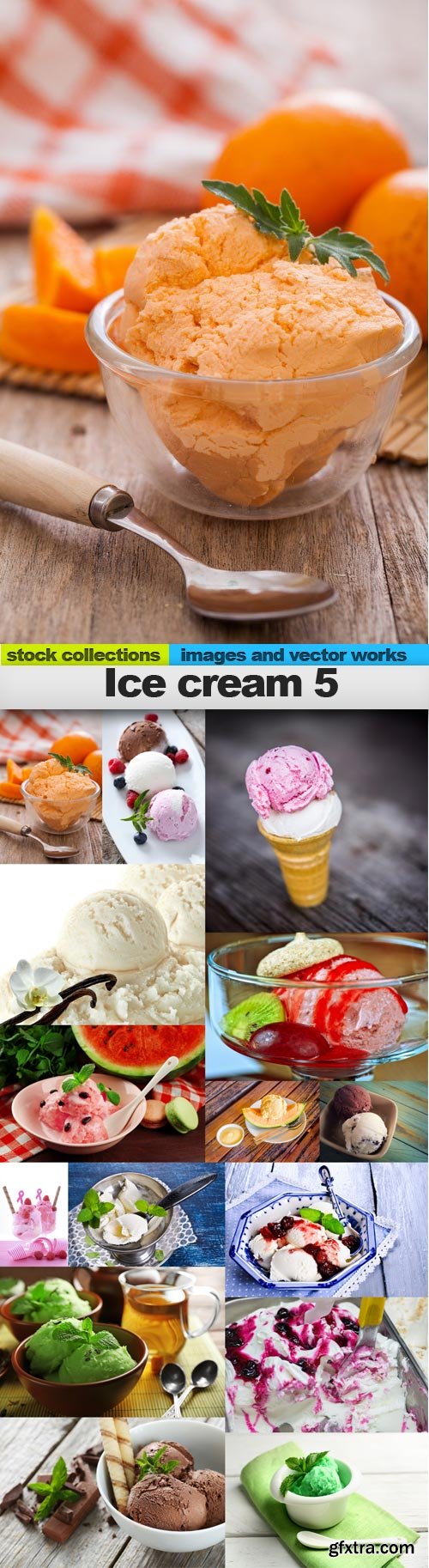 Ice cream 5, 15 x UHQ JPEG
