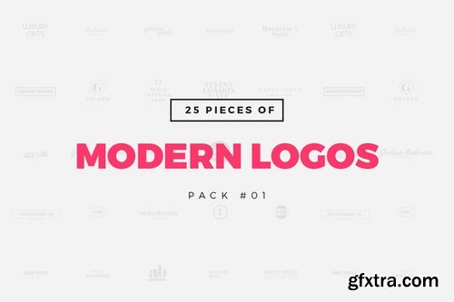 CM - [Pack 01] 25 Modern Logo Templates 318848