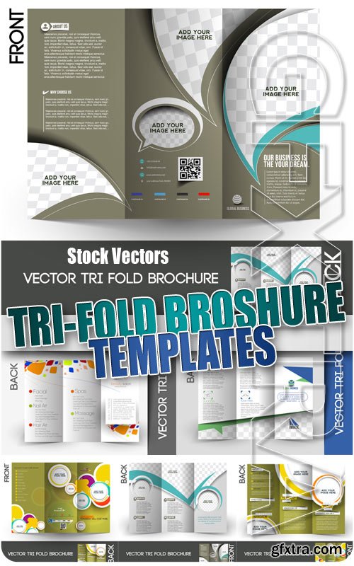 Tri-fold Brochure - Stock Vectors