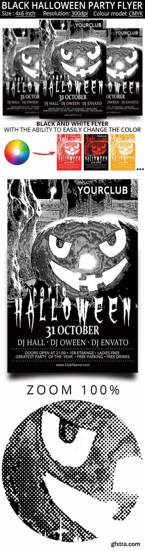 CM - Black and white flyer for the Hallow 362875