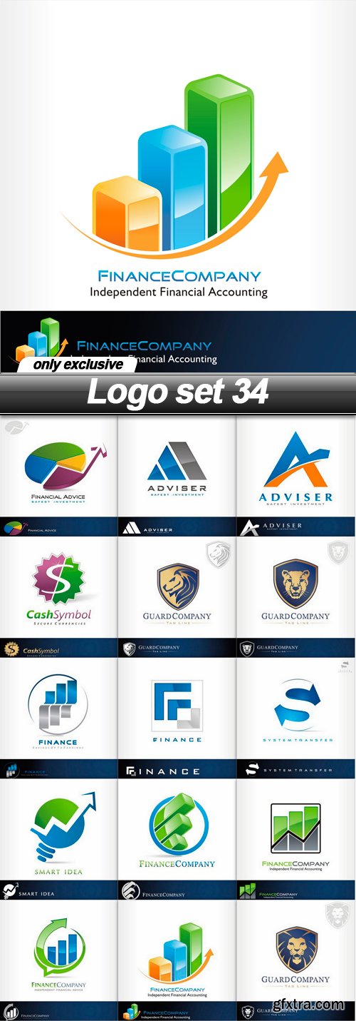 Logo set 34 - 15 EPS