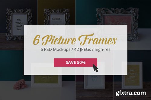 CM Picture Frame Mockups -50% ValuePack 365895