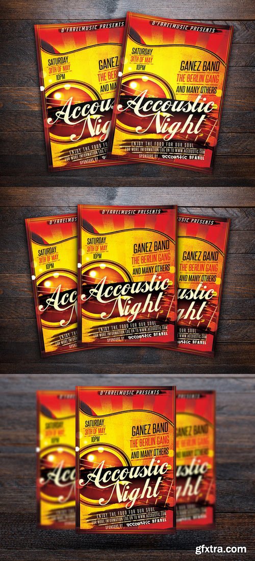 CM - Accoustic Night Concert Flyer 364605
