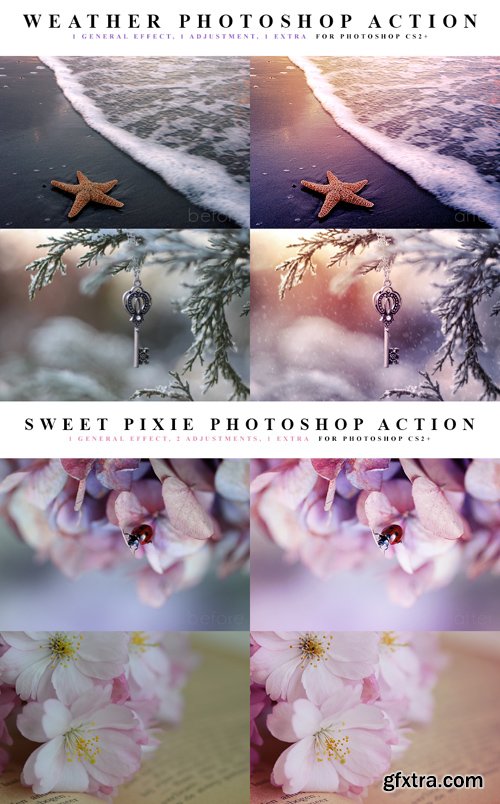 Photoshop Actions - Weather & Sweet