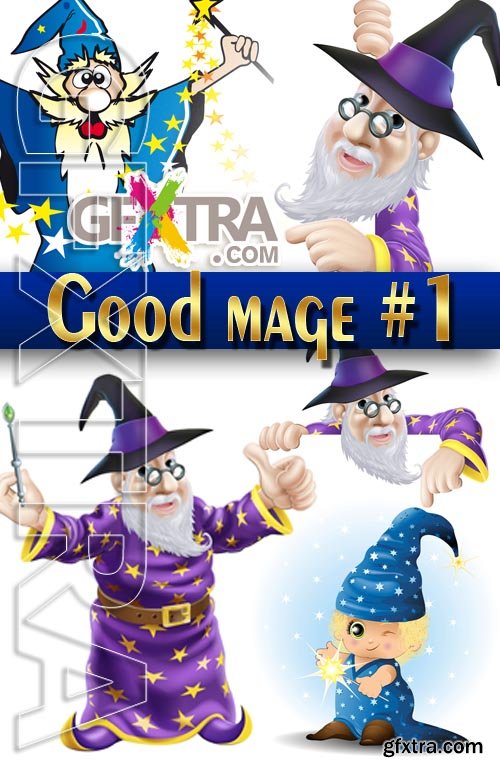 Good mage #1 - Stock Vector